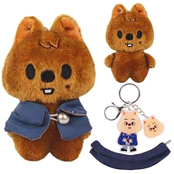 SKZOO PLUSH TEDDYBEAR クォッカ Amazon.com: JYP-STRAYKIDS SKZOO 3.9in Plush | The Cape Skzoo